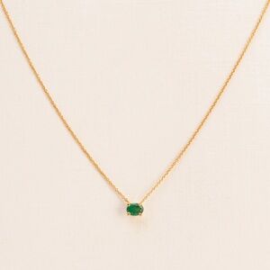Wouters & Hendrix 18ct Gold and Emerald Necklace